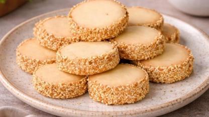 Susamlı Tahinli Kurabiye Tarifi