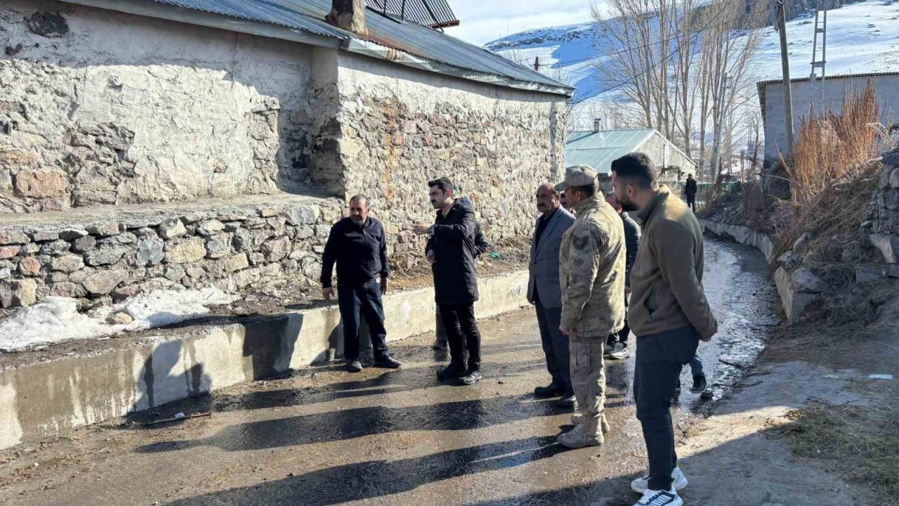 Susuz Kaymakamı Tutal’dan Köylerde Sel ve Taşkın İncelemesi