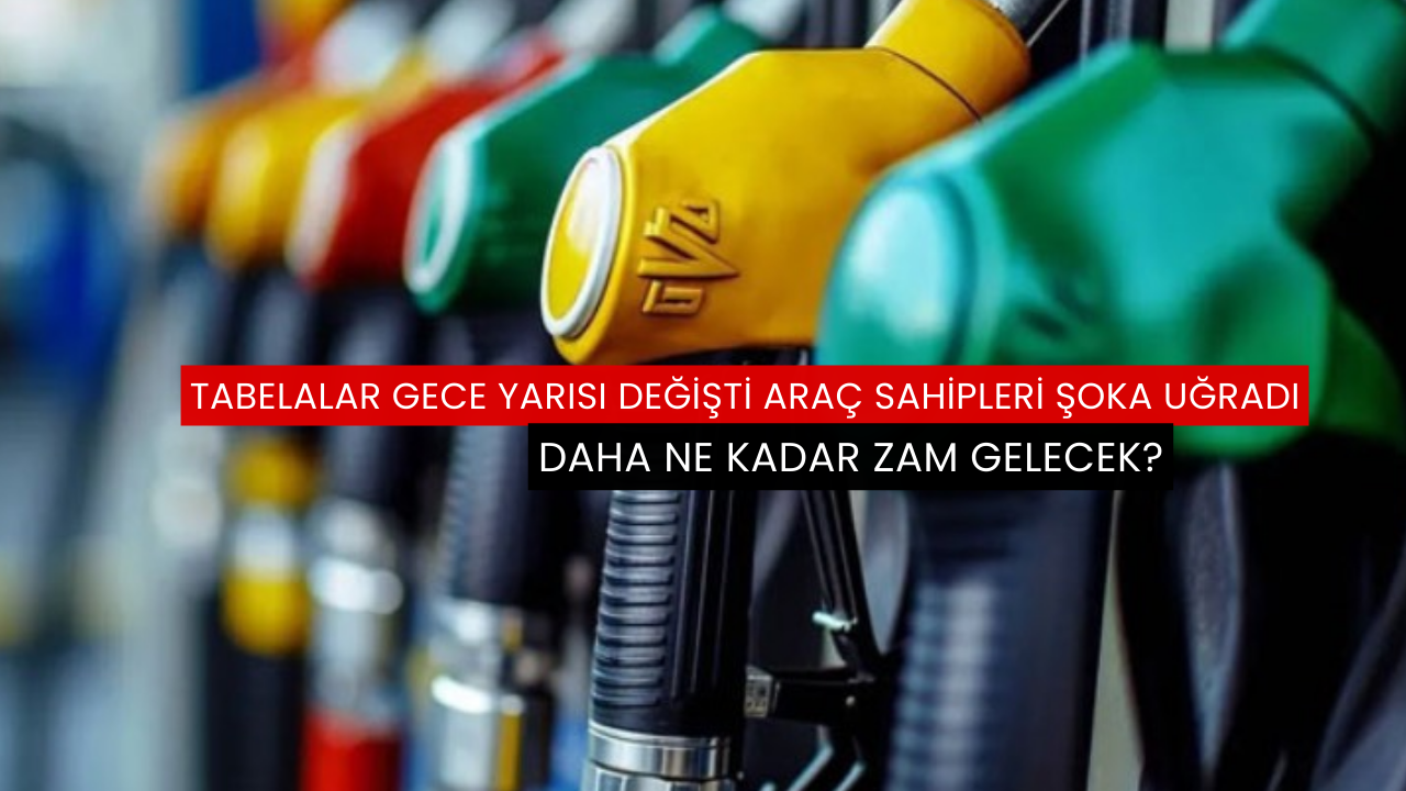 Tabelalar gece yarısı değişti araç sahipleri şoka uğradı