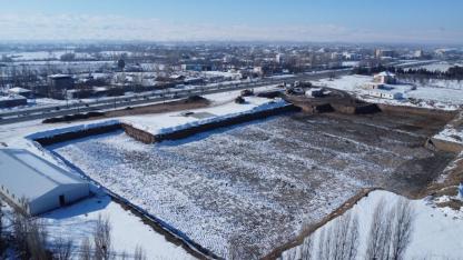 Temeli Atılan Iğdır Adalet Binası Havadan Görüntülendi