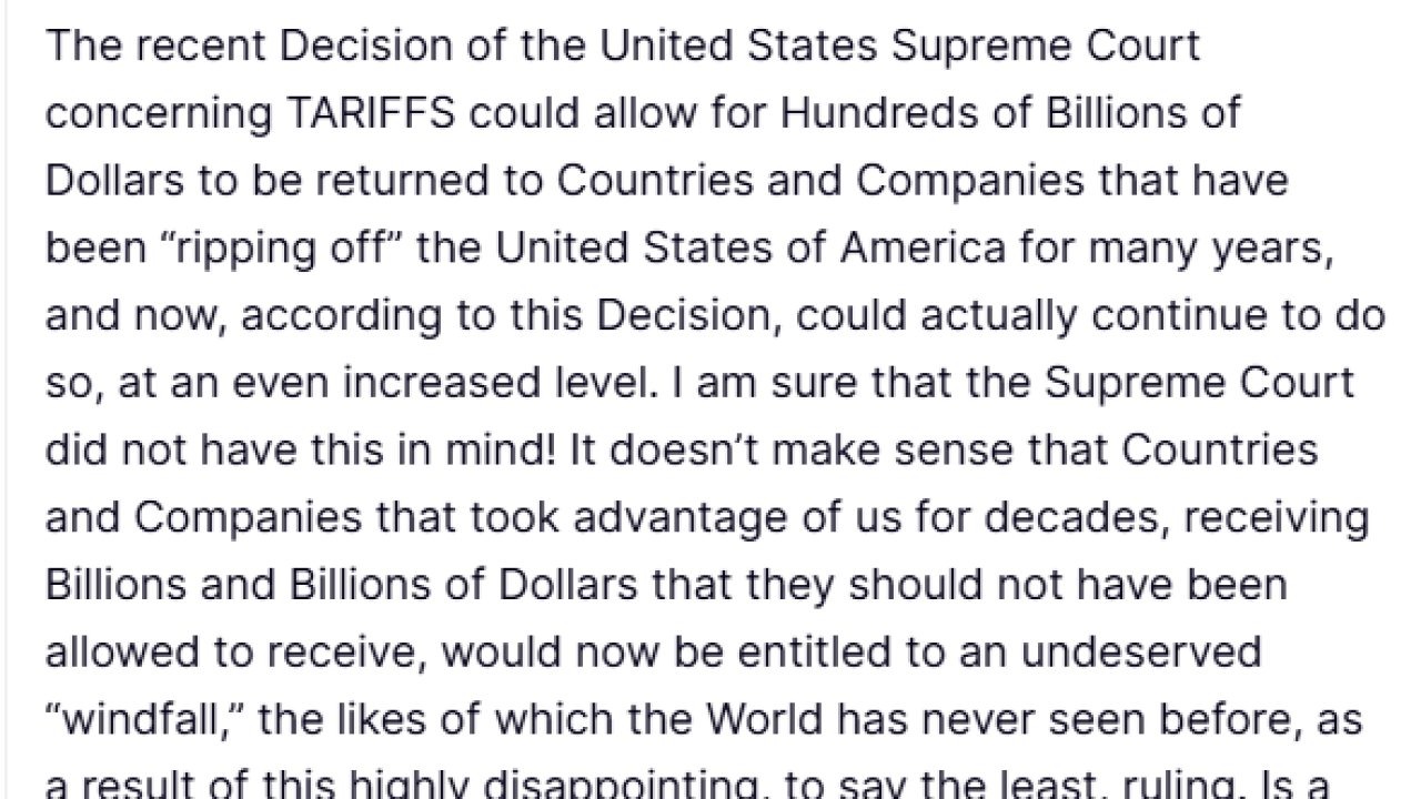 Trump’tan Yüksek Mahkeme’ye Gümrük Vergisi Tepkisi: Bu Karar Gözden Geçirilebilir mi?