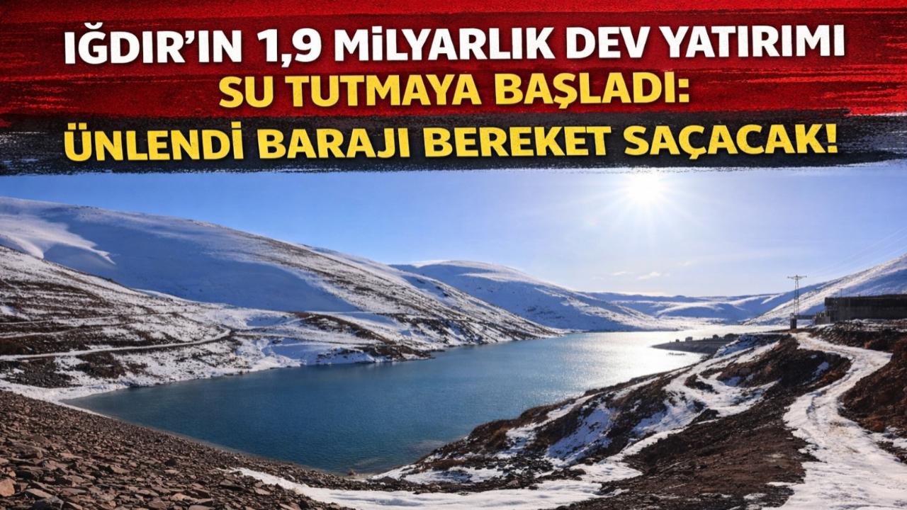 Vali M. Fırat Taşolar Ünlendi Barajı’nı İnceledi: Iğdır’ın Çehresi Bu Projeyle Değişiyor