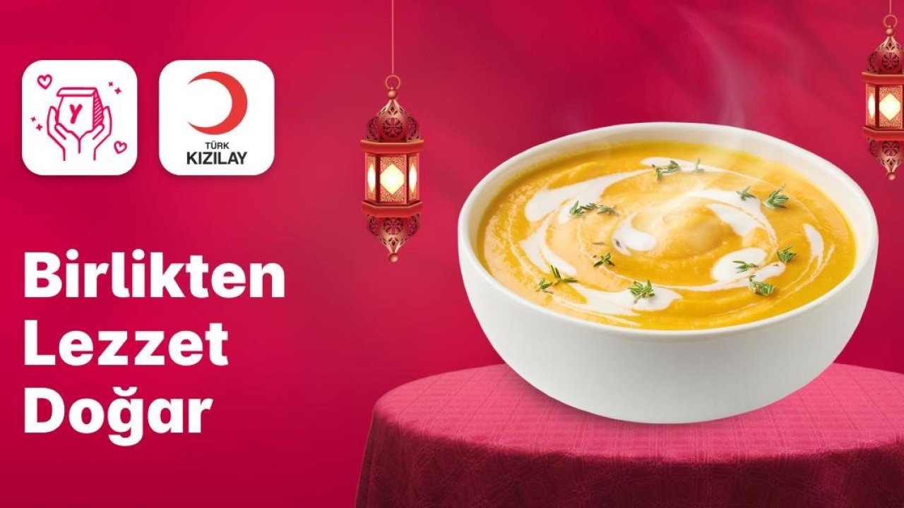 Yemeksepeti ve Kızılay'dan "Birlikten Lezzet Doğar": İyiliği Paylaşma Hareketi 4. Yılında