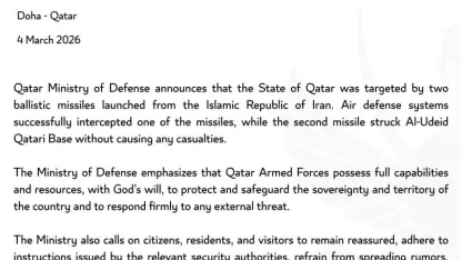 Katar’daki ABD Üssü İran Balistik Füzelerinin Hedefi Oldu