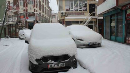 Malazgirt’te Mart Sürprizi: İlçe Beyaz Örtüyle Kaplandı