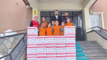 Patnos öğrencileri ve öğretmenlerinden anlamlı ramazan dayanışması