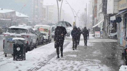 Mart ayında kış geri döndü: Muş'ta kar mesaisi