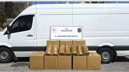 Muş’ta jandarmadan tütün operasyonu: 260 kilogram kaçak ürün ele geçirildi
