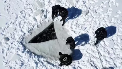 Jandarma SAK Timinden Palandöken’de Nefes Kesen Buz Altı Dalışı