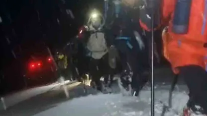 Ağrı Dağı’nda Zirve Tırmanışı Olumsuz Hava Şartlarına Takıldı