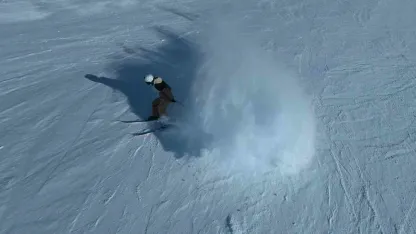 Palandökenin Zirvesinden Adrenalin Dolu İniş