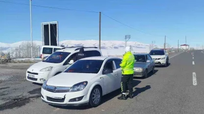 Patnos’ta Bayram Öncesi Sıkı Trafik Denetimi