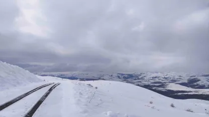 Aşkale'de Mart Karı Sürprizi: İlçe Yeniden Beyaza Büründü