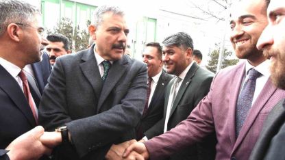 İçişleri Bakanı Mustafa Çiftçi AK Parti Erzurum İl Başkanlığına Ziyarette Bulundu