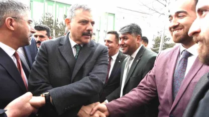 İçişleri Bakanı Mustafa Çiftçi AK Parti Erzurum İl Başkanlığına Ziyarette Bulundu