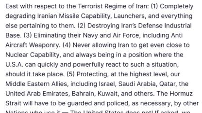 Trump’tan İran Operasyonu Açıklaması: "Hedeflerimize Çok Yaklaştık"