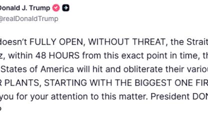 Orta Doğu'da Kritik 48 Saat: Trump İran'ı En Büyük Enerji Santrallerini Vurmakla Tehdit Etti
