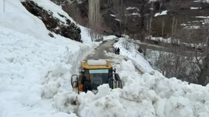 Bahçesaray'da Çığ Paniği: Facianın Eşiğinden Dönüldü