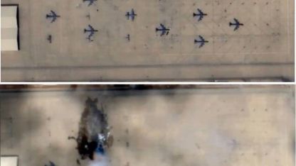 İran’ın Prens Sultan Hava Üssü Saldırısında Vurulan E-3 Sentry Uçağının Görüntüleri Paylaşıldı