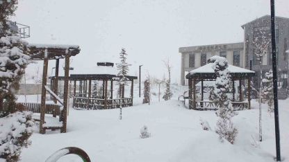 Başkale’de Mart Ayı Sonunda Kar Sürprizi