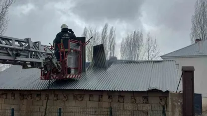 Van Muradiye’de Tandır Evi Yangını