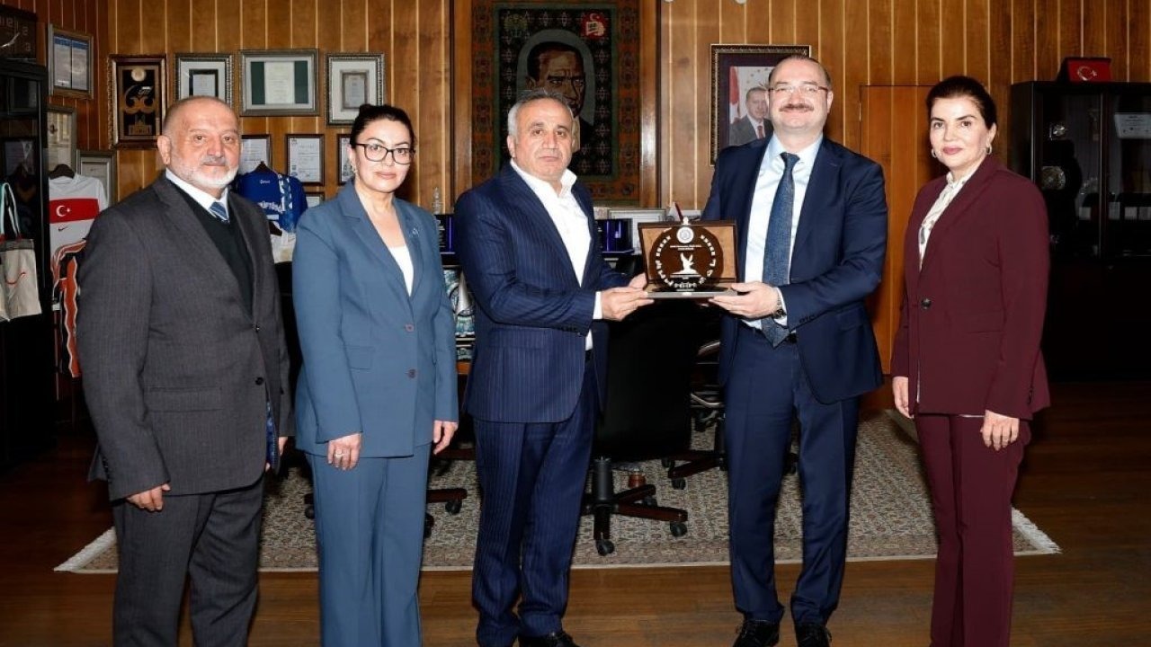 Atatürk Üniversitesi ile Azerbaycan Tıp Üniversitesi Arasında Akademik İş Birliği Görüşmesi