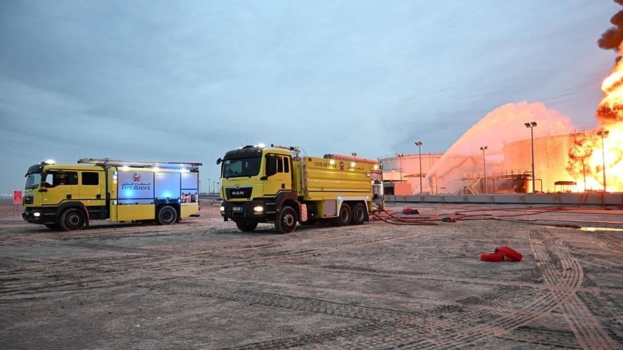 Bahreyn’deki Yakıt Tesisine Saldırı: Büyük Yangın