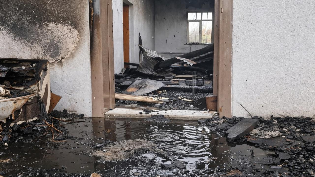 Cennetabat Köyünde Yangın: Bir Ev Kül Oldu!