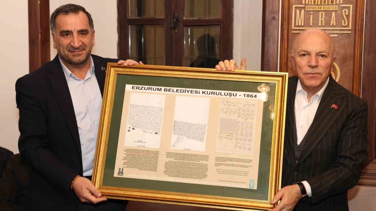 Erzurum Belediyesinin kuruluş tarihi 1864 olarak netleşti