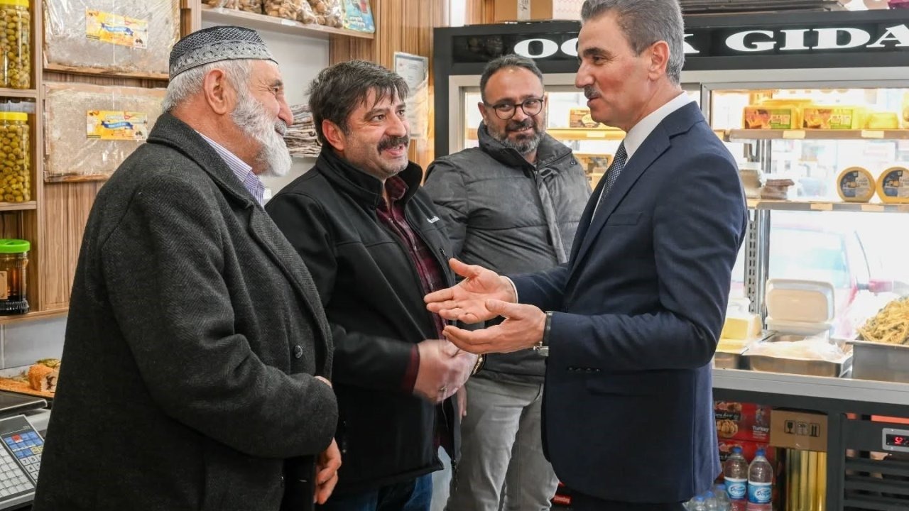 Erzurum Valisi Aydın Baruş Gürcükapı Esnafıyla Buluştu