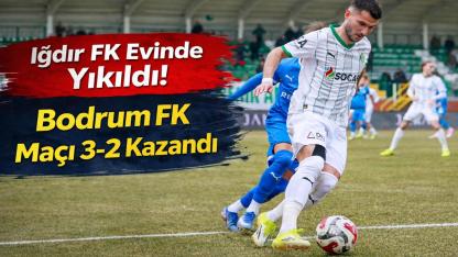 Iğdır FK Evinde Yıkıldı! Bodrum FK Maçı 3-2 Kazandı