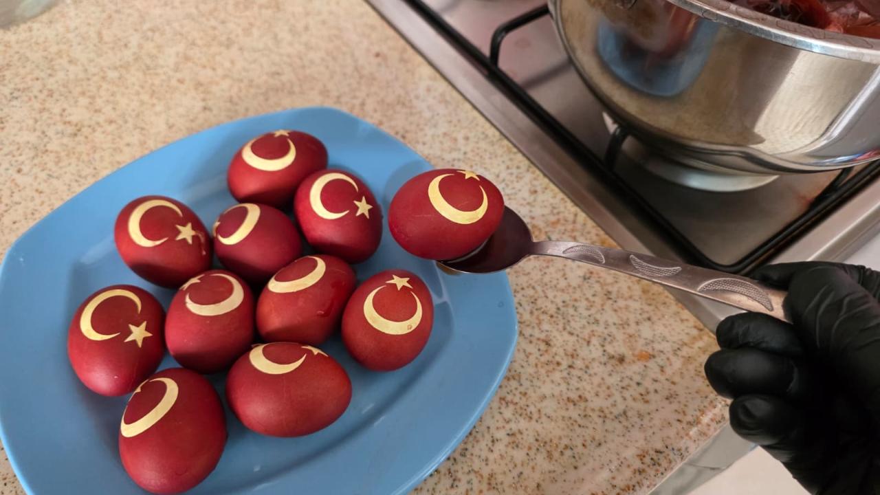 Iğdır’da Ayyıldızlı Yumurtalar Nevruz’a Renk Katıyor