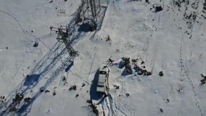 Iğdır’da Baz İstasyonları İçin Zorlu Kar Mesaisi