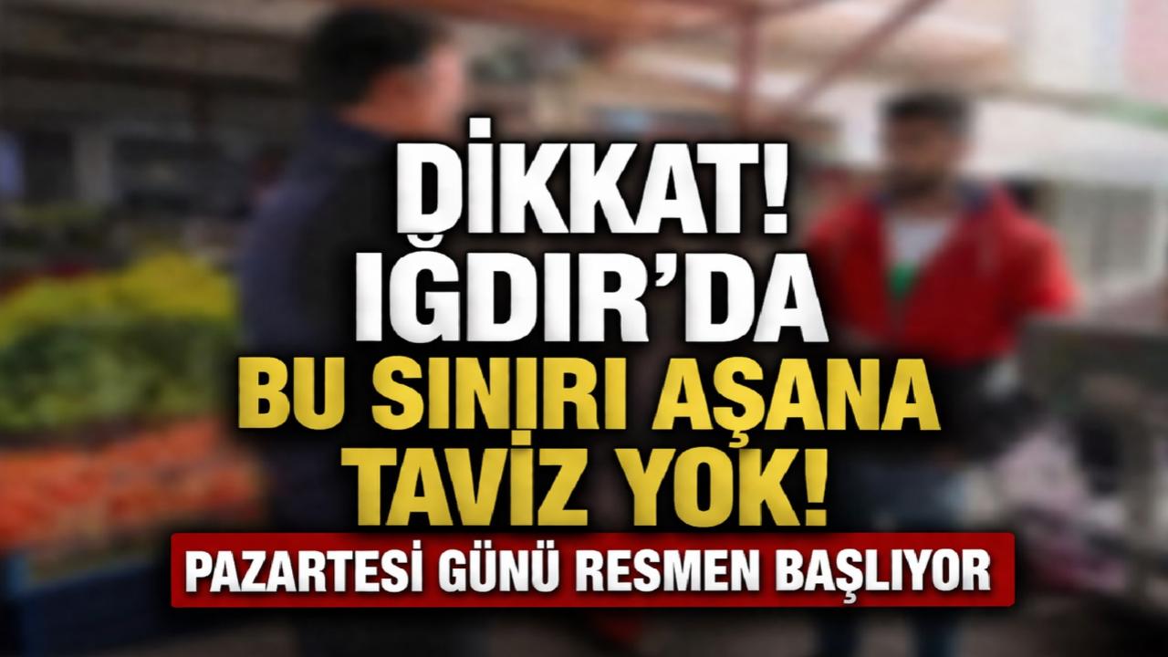 Iğdır’da Yeni Dönem Pazartesi Başlıyor: Kaldırımlar Yayalara Kalacak!