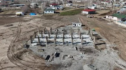 Iğdır’da Yeni Taziye Evi İnşaatı Devam Ediyor