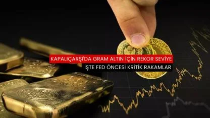 Kapalıçarşı'da gram altın rekor kırdı