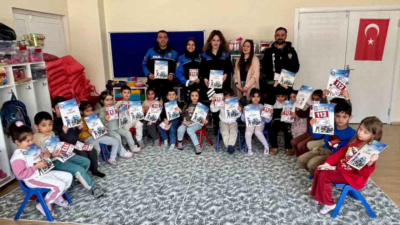 Kars’ta minik öğrencilere güvenlik eğitimi verildi