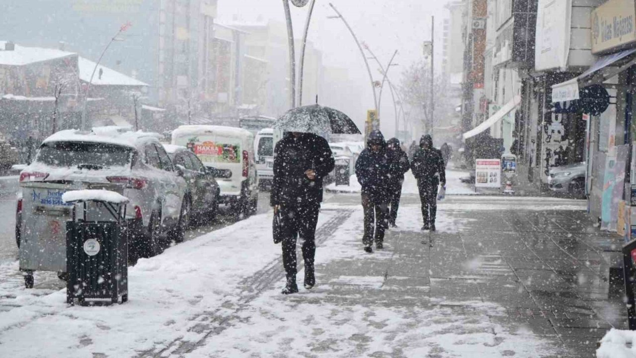 Mart ayında kış geri döndü: Muş'ta kar mesaisi