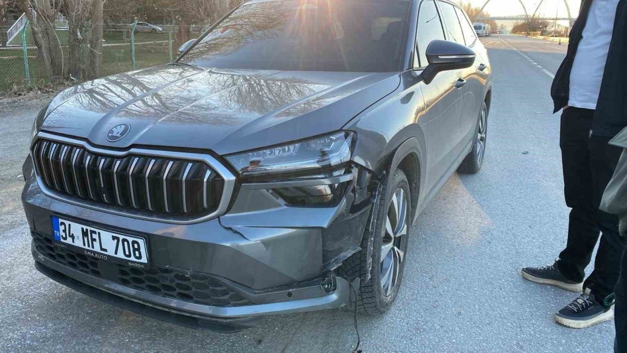 Muş Bitlis Karayolunda Köpeğe Çarpan Araçta Maddi Hasar Oluştu