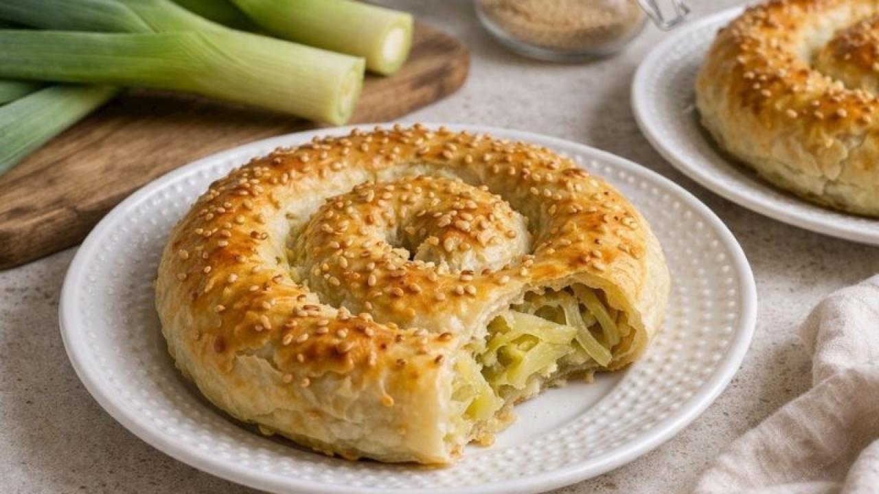 Pırasalı Gül Böreği Tarifi