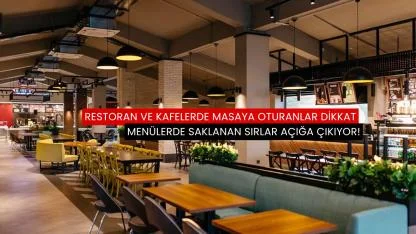 Restoran ve kafelerde masaya oturan herkesi ilgilendiren o karar yürürlükte