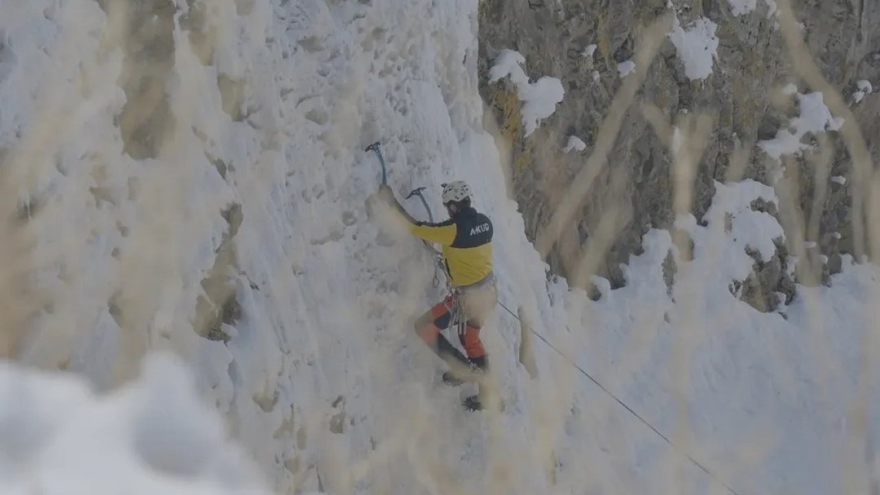 thought Diyadin Kanyonu’nda Buz Tırmanışı: "Buz Devri" Rotası Açıldı