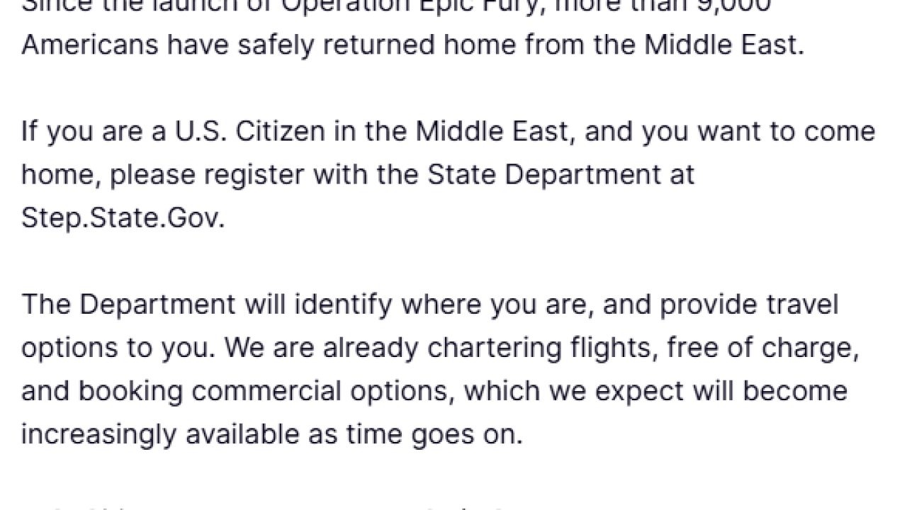 Trump Epic Fury Operasyonu Kapsamında 9 Bin Amerikalının Tahliye Edildiğini Duyurdu