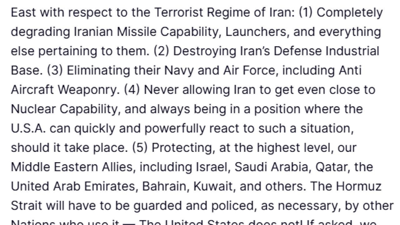 Trump’tan İran Operasyonu Açıklaması: "Hedeflerimize Çok Yaklaştık"