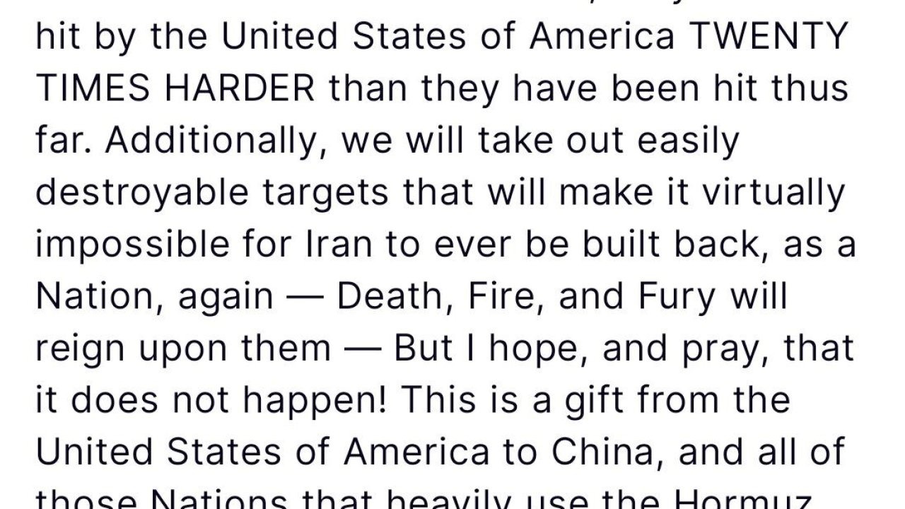 Trump’tan İran’a Hürmüz Muhtırası: 20 Kat Daha Sert Vururuz