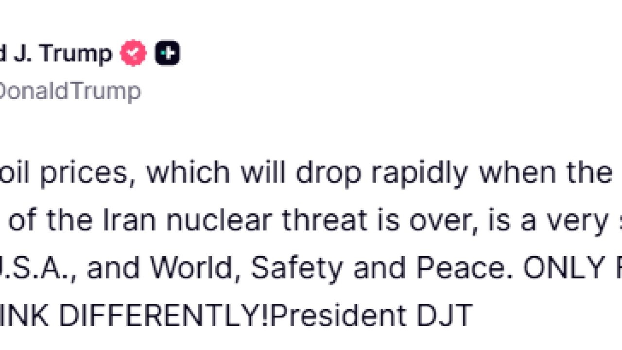 Trump’tan Petrol Fiyatı Yorumu: Güvenlik İçin Küçük Bir Bedel