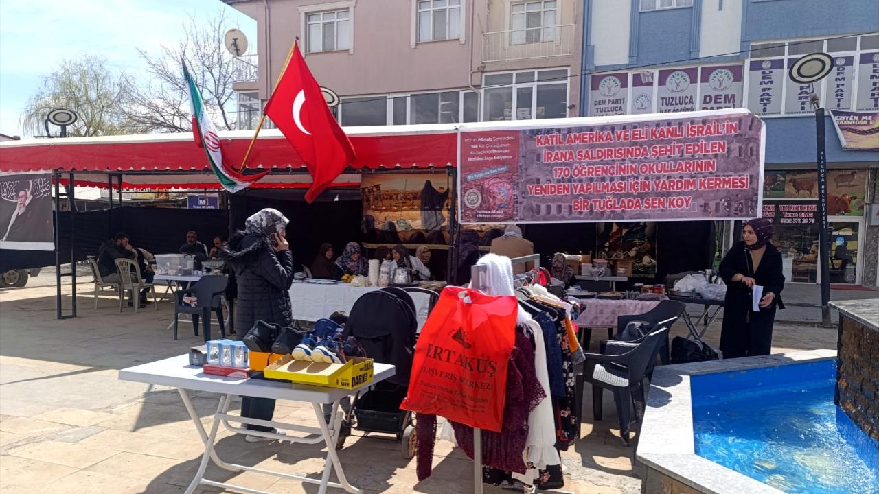 Tuzluca’da İran İçin Yardım Seferberliği