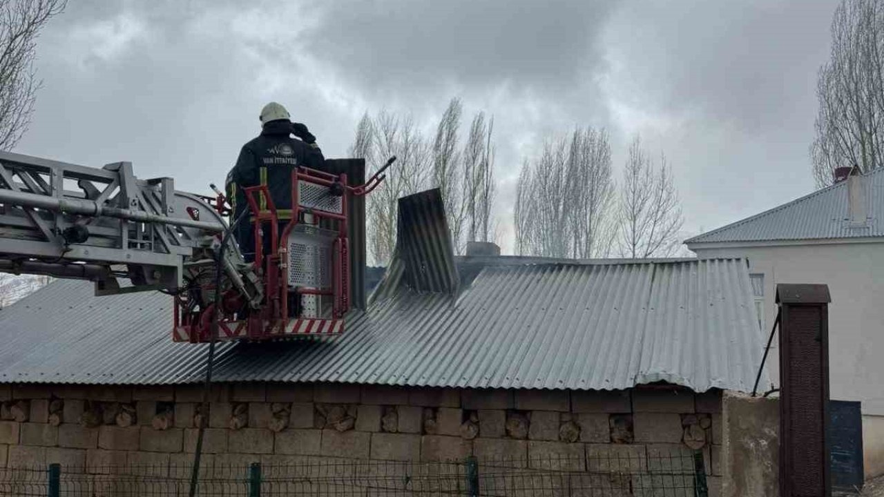 Van Muradiye’de Tandır Evi Yangını