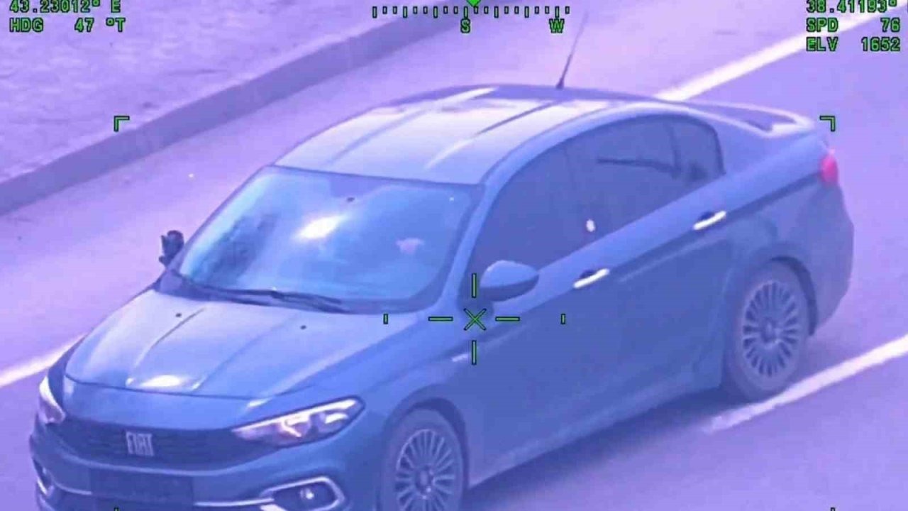 Van’da Hava Destekli Trafik Denetimi Sonuç Verdi