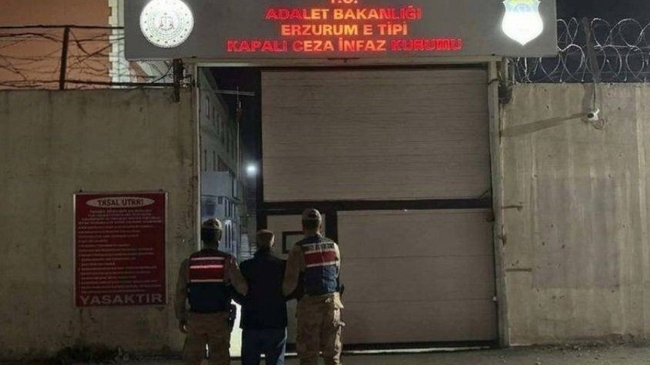 15 Yıl Cezası Vardı: Erzurum Jandarması Firariyi Adresinde Kıskıvrak Yakaladı
